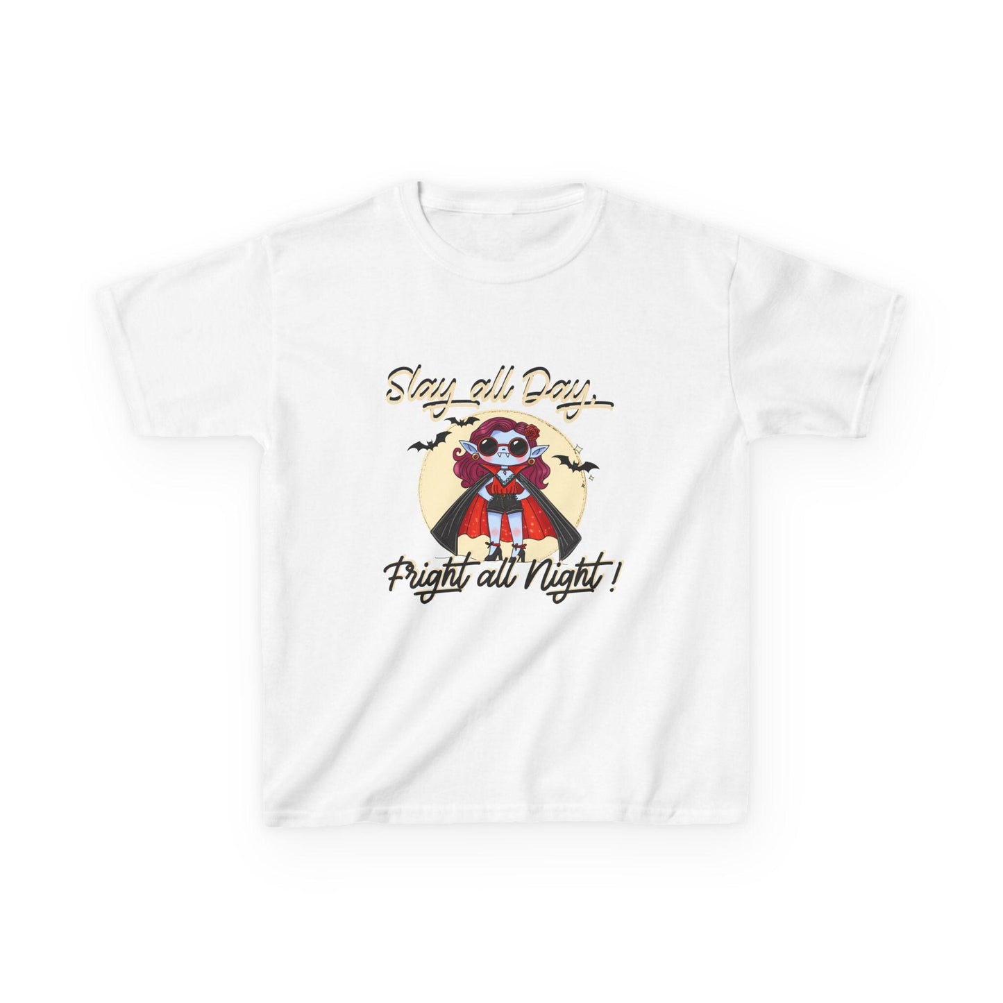 Kids Halloween Tee, Spooky T-Shirt for Children, Fun Halloween Costume, Trick or Treat Shirt, Kids Vampire Shirt