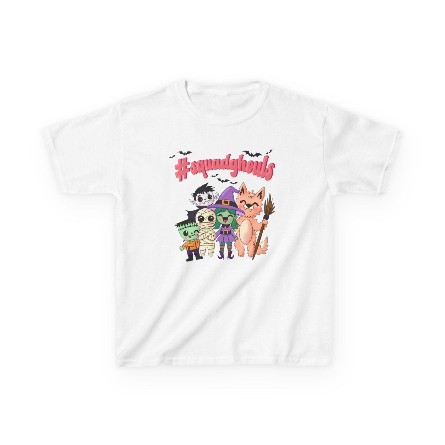 SpookySquad Kids Tee Halloween T-Shirt, Cute Monster Shirt, Kids Halloween Apparel, Fall Fashion, Trick or Treat Shirt