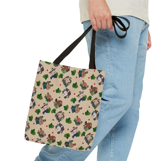Vibrant Nature-Themed Tote Bag, Perfect for Eco-Friendly Shopping, Beach Days, and Everyday Carry