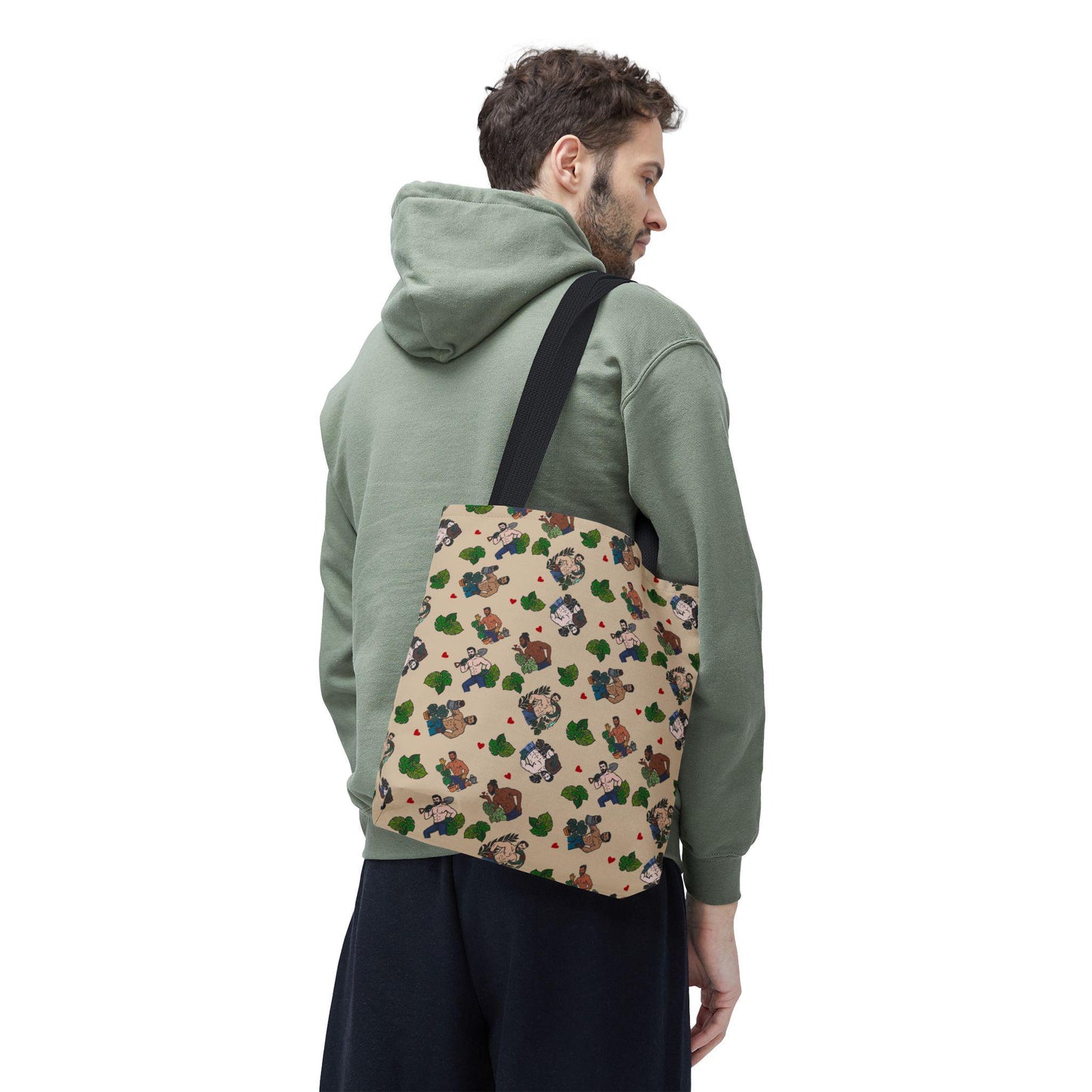 Vibrant Nature-Themed Tote Bag, Perfect for Eco-Friendly Shopping, Beach Days, and Everyday Carry
