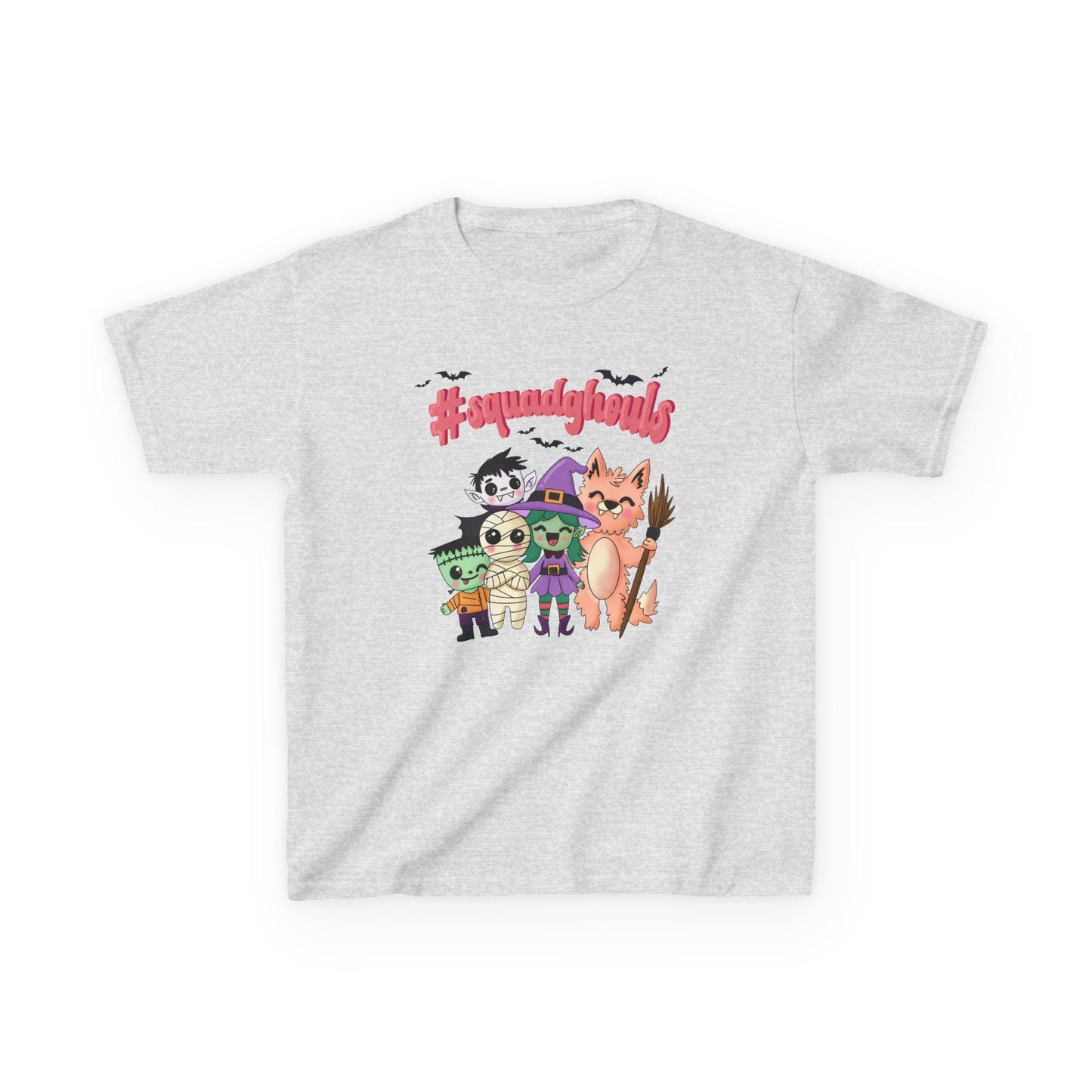 SpookySquad Kids Tee Halloween T-Shirt, Cute Monster Shirt, Kids Halloween Apparel, Fall Fashion, Trick or Treat Shirt