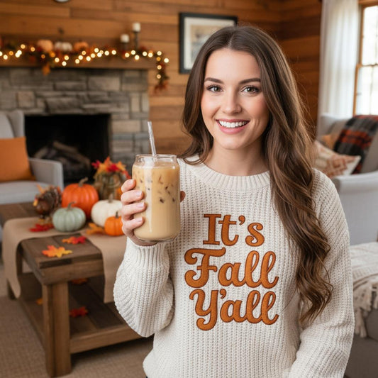 Thanksgiving Libbey Glass Can Wrap: Turkey & Pumpkin Design (Digital Download)