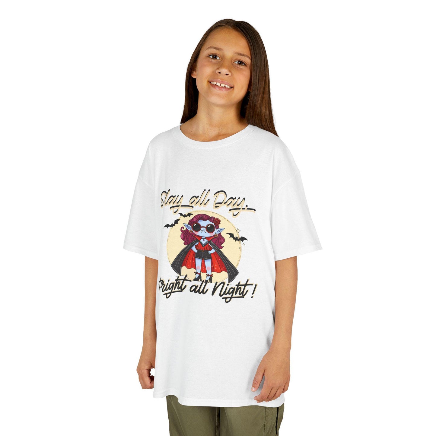 Kids Halloween Tee, Spooky T-Shirt for Children, Fun Halloween Costume, Trick or Treat Shirt, Kids Vampire Shirt