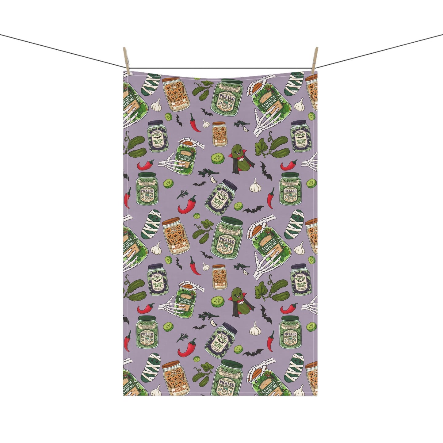 Whimsical Kitchen Tea Towel: Fun Home Decor, Chef Gift