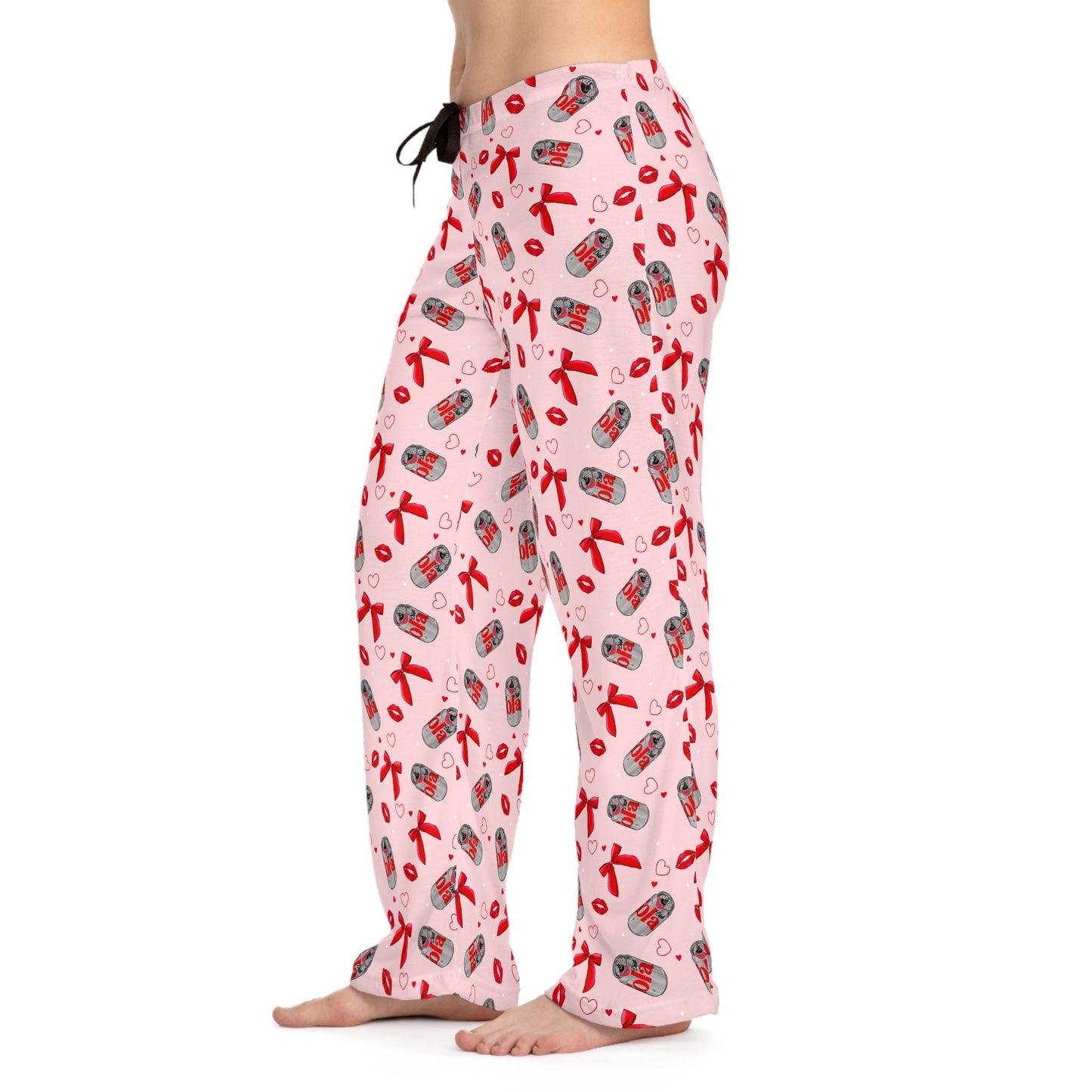 Diet Coke Pajama Pants: Soft Polyester Lounge Bottoms