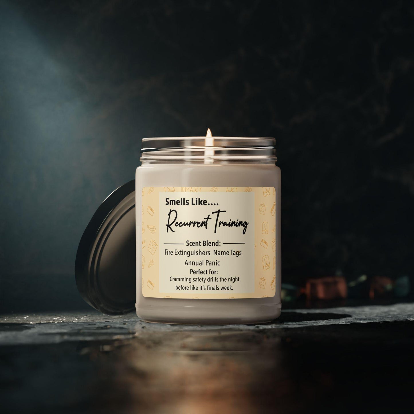 Crew Life Scented Soy Candle: Airline Humor Gift