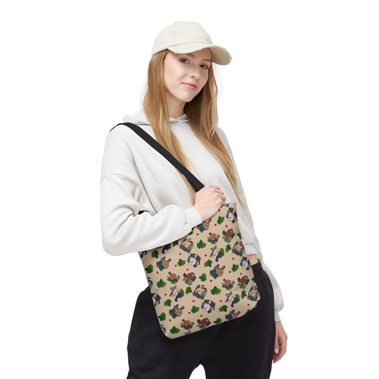 Vibrant Nature-Themed Tote Bag, Perfect for Eco-Friendly Shopping, Beach Days, and Everyday Carry