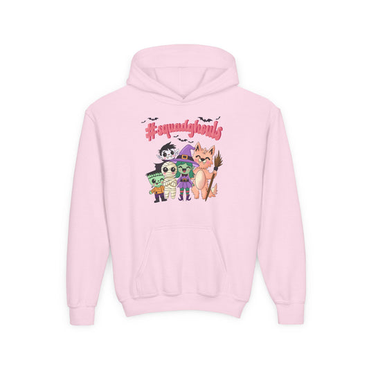 Youth Halloween Hoodie, Spooky Friends Design, Kids' Casual Sweatshirt, #spookybuddies Apparel, Perfect for Fall Celebrations, Cute [...]
