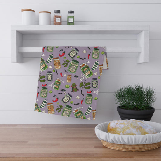 Whimsical Kitchen Tea Towel: Fun Home Decor, Chef Gift