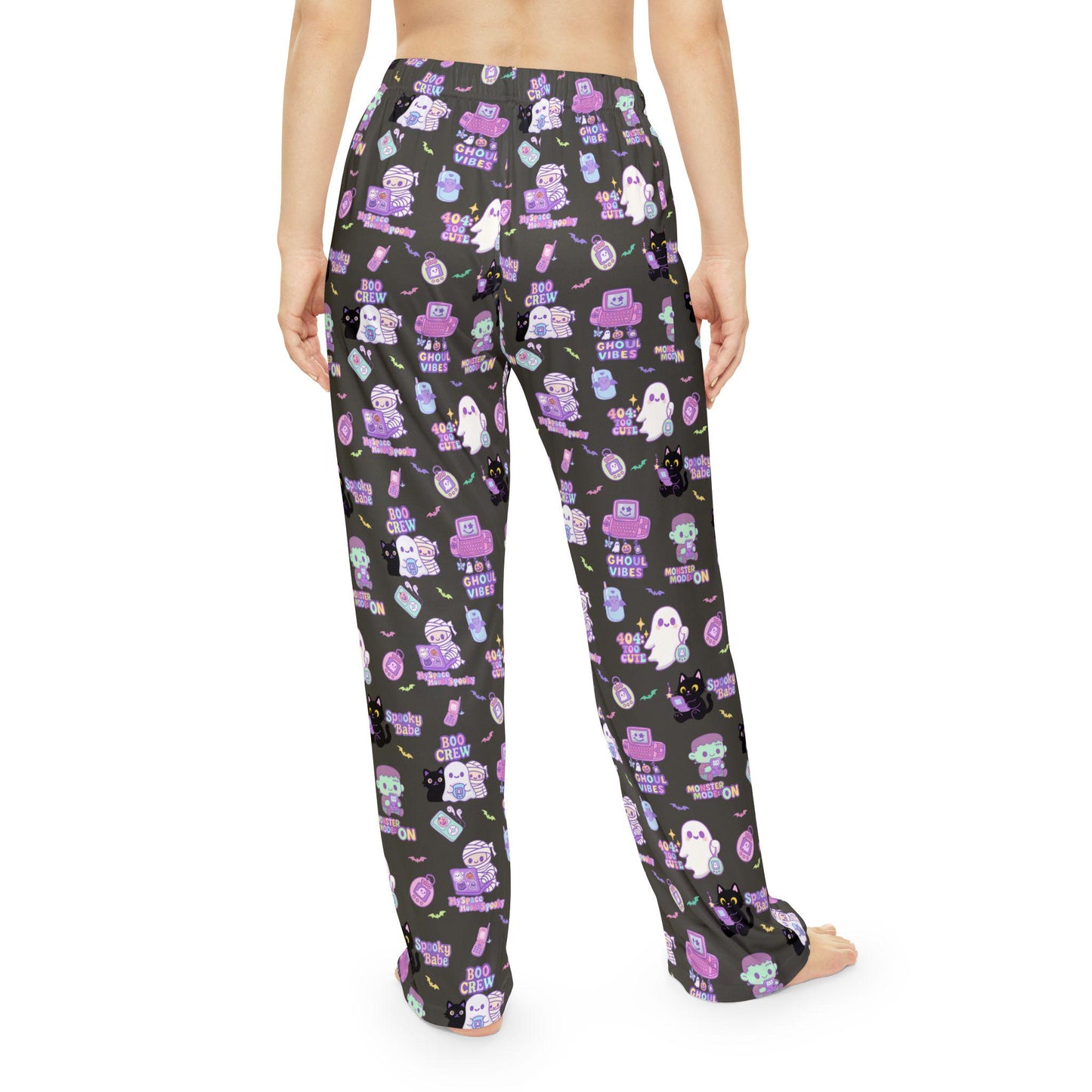 Whimsical Ghost Pajama Pants: Women's Halloween Sleepwear