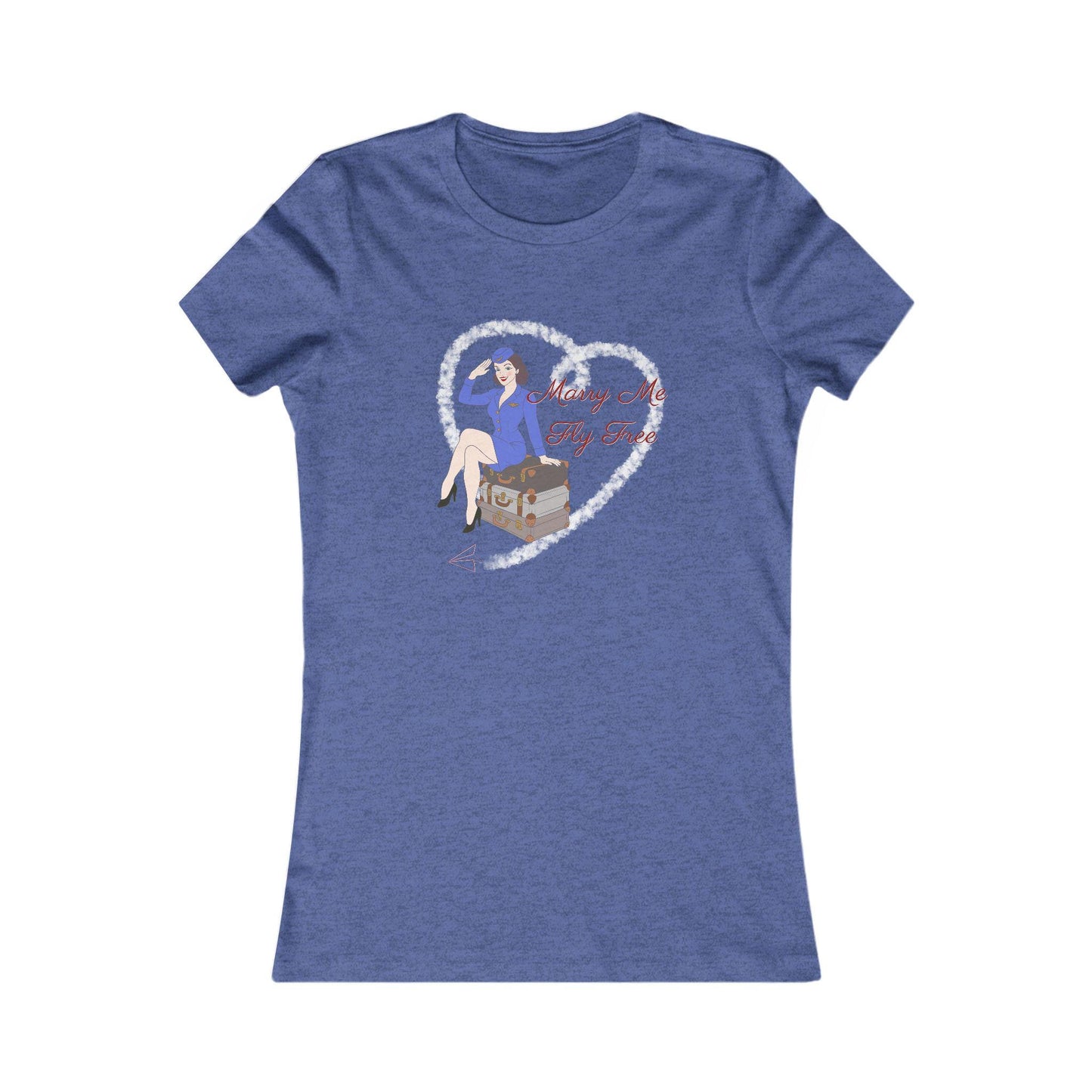 Flight Attendant Tee, Marry Me Fly Free, Airline Crew Uniform Shirt, Pilot Gift, Cabin Crew Shirt, AvGeek T-Shirt, Flight Benefit Top