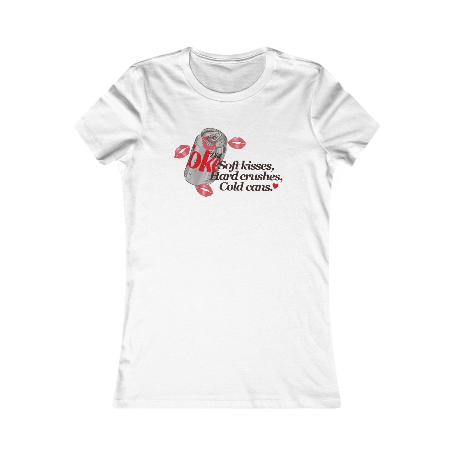 Soft Kisses  Cold Cans | Diet Coke Inspired Graphic Tee |Flirty + Caffeinated Shirt