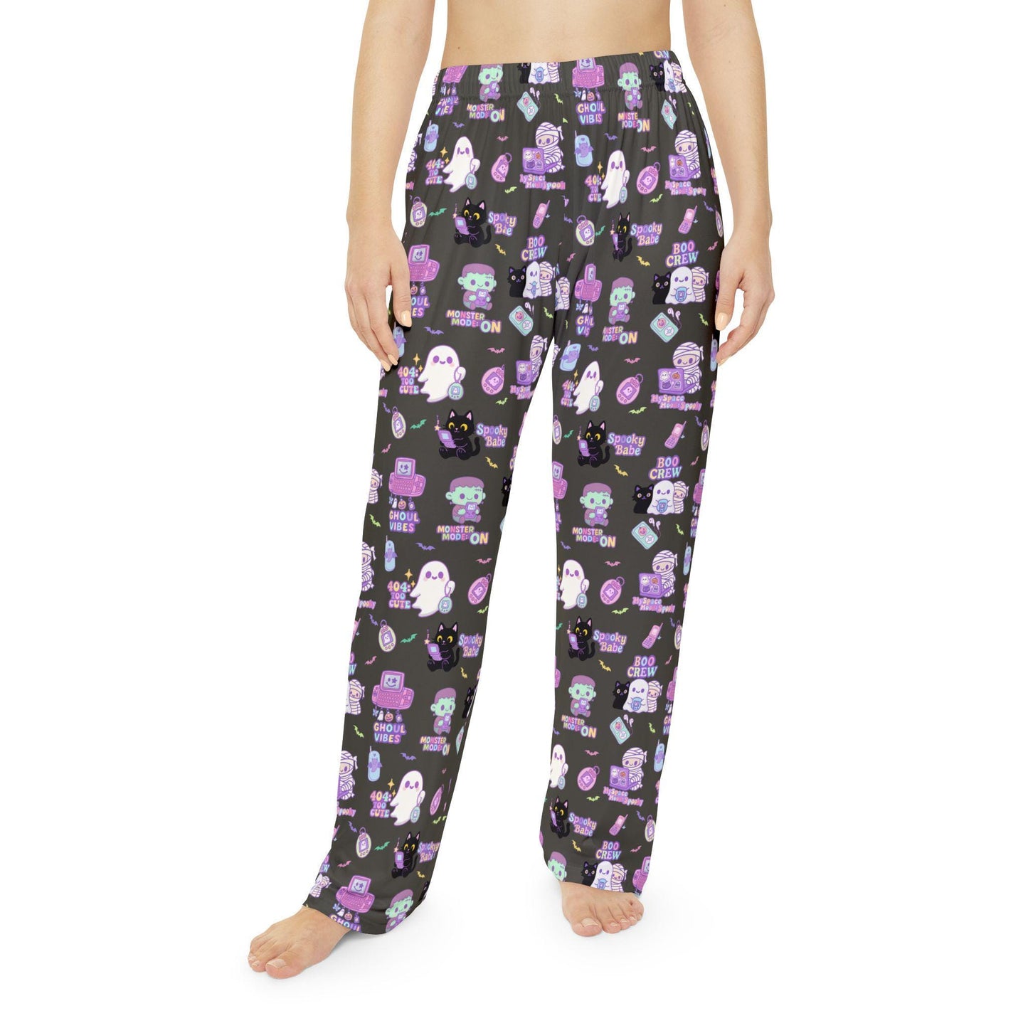Whimsical Ghost Pajama Pants: Women's Halloween Sleepwear