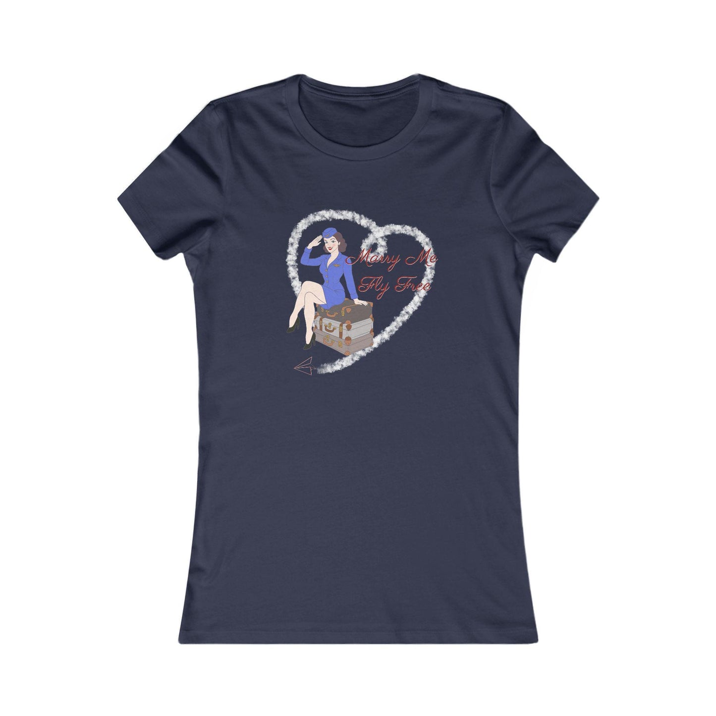Flight Attendant Tee, Marry Me Fly Free, Airline Crew Uniform Shirt, Pilot Gift, Cabin Crew Shirt, AvGeek T-Shirt, Flight Benefit Top