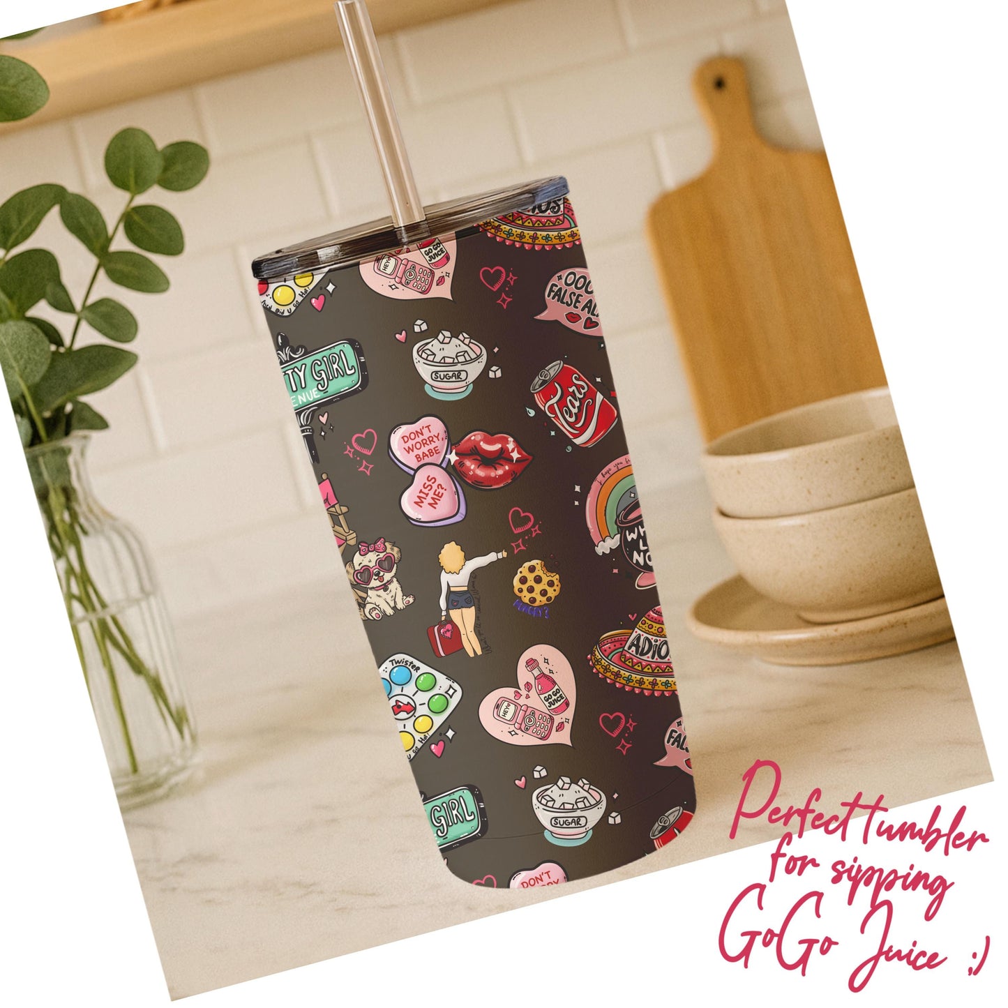 Trendy Seamless Pattern | S Carpenter inspired| MBF Pop Art PNG | 4 Backgrounds