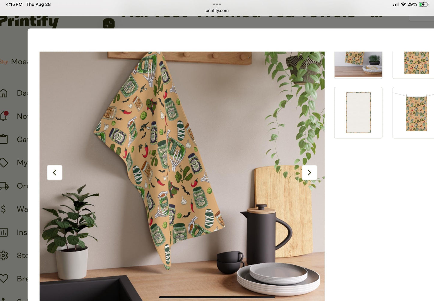 The Haunted Pantry Seamless Halloween Pattern Bundle – 3 color + Transparent | Spooky Cute Digital Download for Stickers, Glass Wrap, Crafts