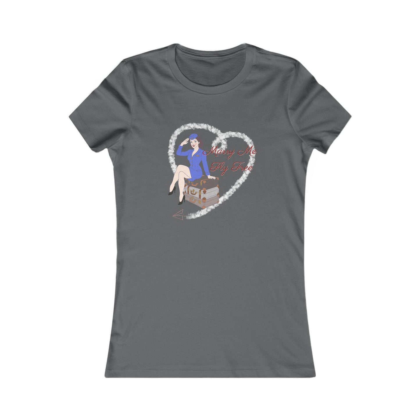 Flight Attendant Tee, Marry Me Fly Free, Airline Crew Uniform Shirt, Pilot Gift, Cabin Crew Shirt, AvGeek T-Shirt, Flight Benefit Top