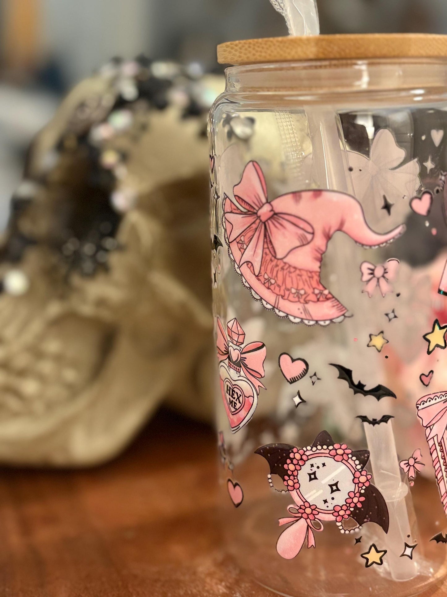 Girlie Halloween UV DTF Cup Wrap Bundle: Glam Goth, Witchy, Retro Designs