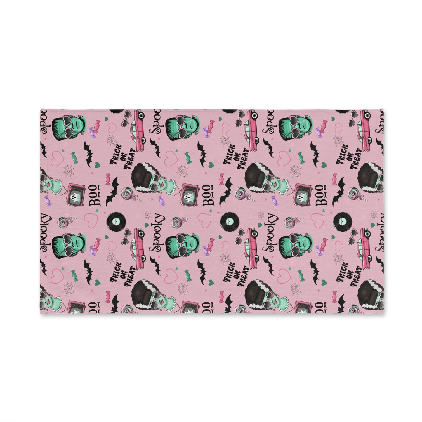 Spooky Halloween Hand Towel: Vibrant Holiday Kitchen & Bathroom Decor