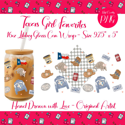 Personalized Texas Girl Sublimation Wrap: Cowgirl Boots & Bluebonnets (PNG)