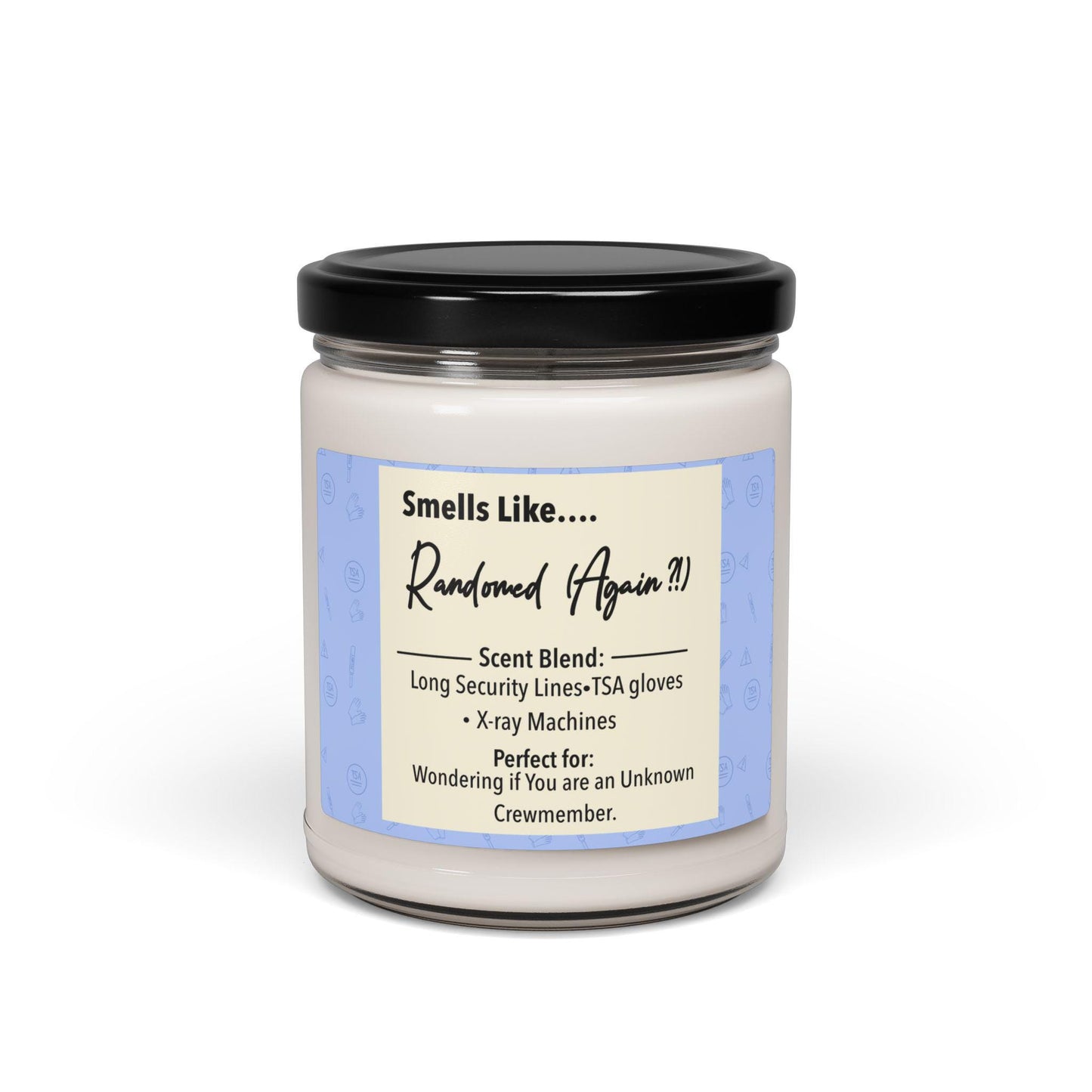 Scented Soy Candle: Airport Vibes - Crew Life Humor, Aromatherapy