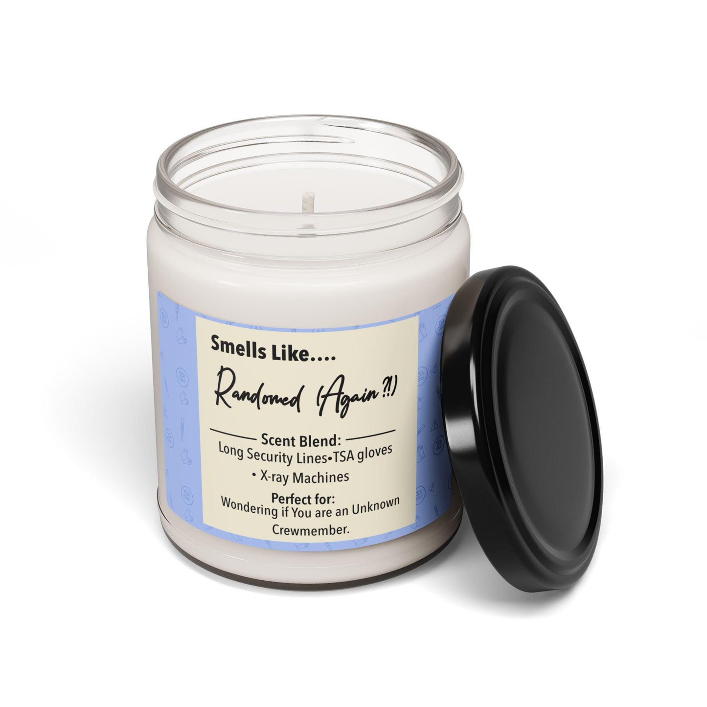 Scented Soy Candle: Airport Vibes - Crew Life Humor, Aromatherapy
