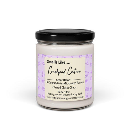Funny Flight Crew Candle: Aviation Humor Soy Wax Candle