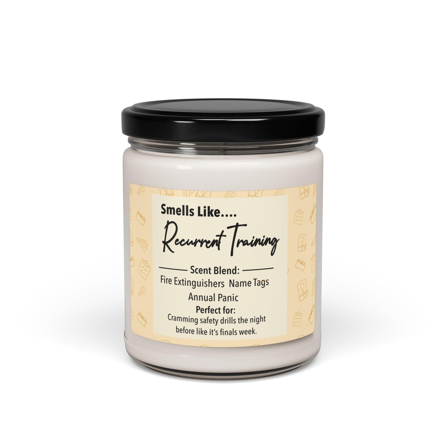 Crew Life Scented Soy Candle: Airline Humor Gift