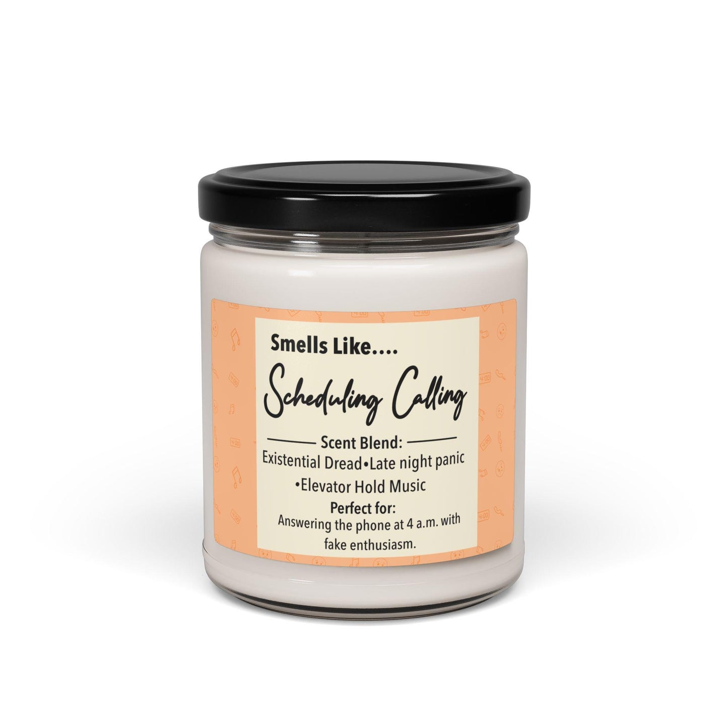 Smells Like Scheduling Calls Soy Candle: Aviation Humor Crew Gift