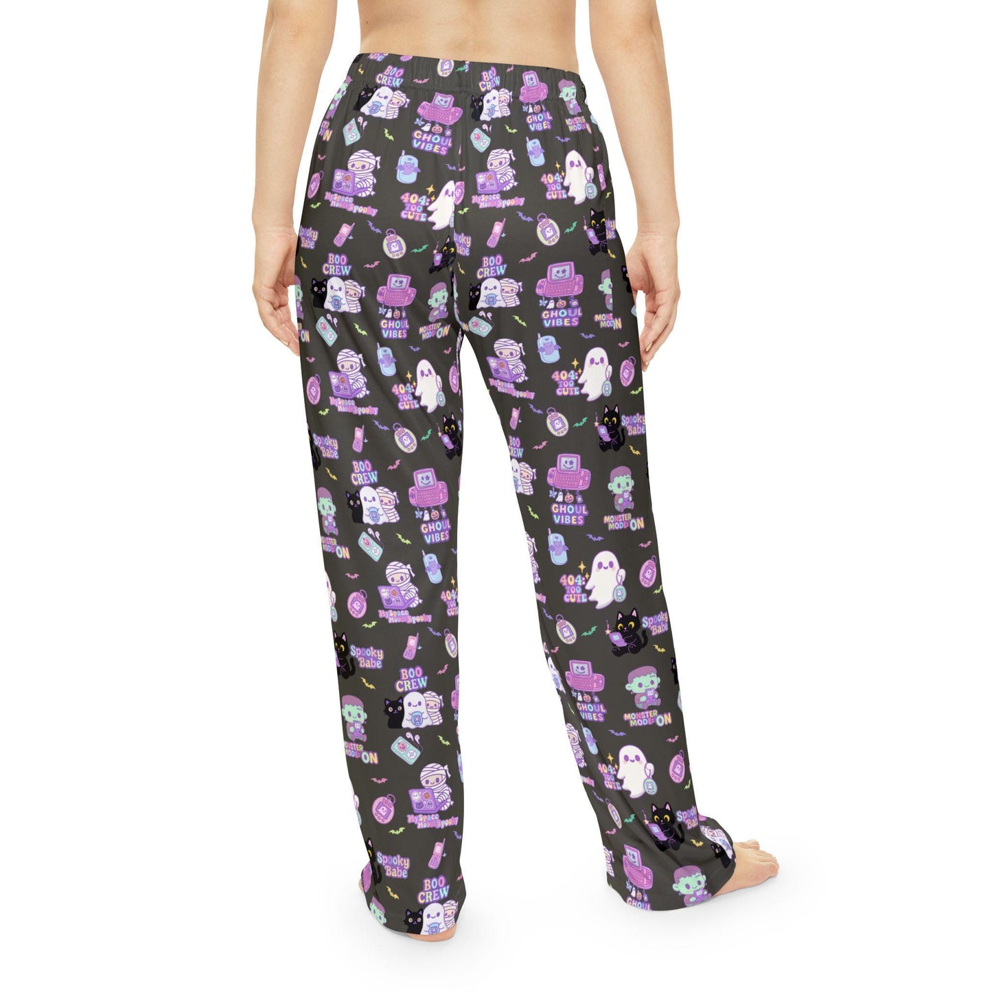 Whimsical Ghost Pajama Pants: Women's Halloween Sleepwear