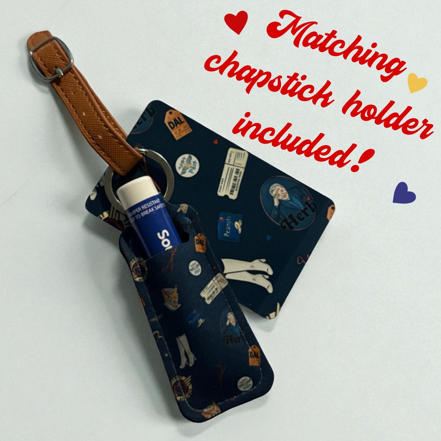 Retro Airline Luggage Tag | Flight Crew Travel Accessory